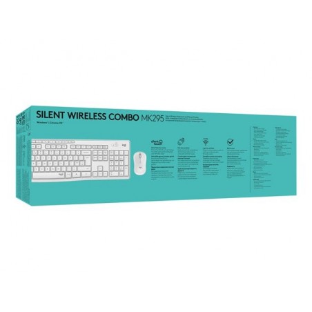 LOGITECH MK295 Silent Wireless Combo - OFF WHITE - ESP - MEDITER LOGITECH MK295 Silent Wireless Combo - OFF WHITE - ESP - MEDITER