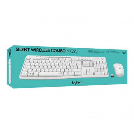 LOGITECH MK295 Silent Wireless Combo - OFF WHITE - ESP - MEDITER LOGITECH MK295 Silent Wireless Combo - OFF WHITE - ESP - MEDITER