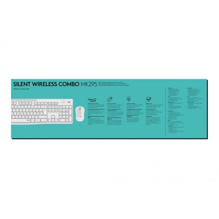 LOGITECH MK295 Silent Wireless Combo - OFF WHITE - ESP - MEDITER LOGITECH MK295 Silent Wireless Combo - OFF WHITE - ESP - MEDITER