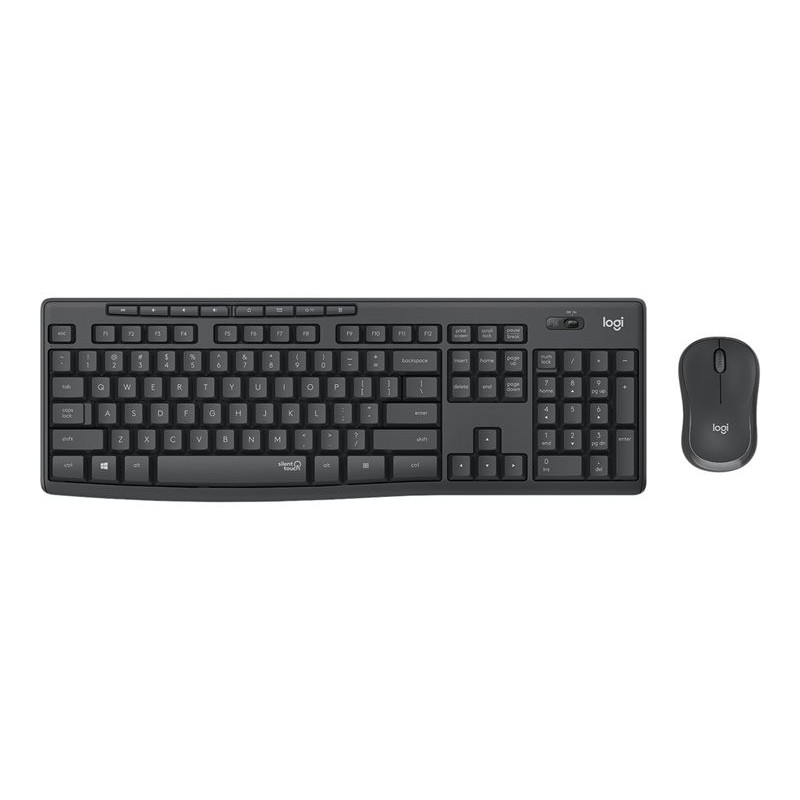LOGITECH MK295 Silent Wireless Combo - GRAPHITE - UK - INTNL