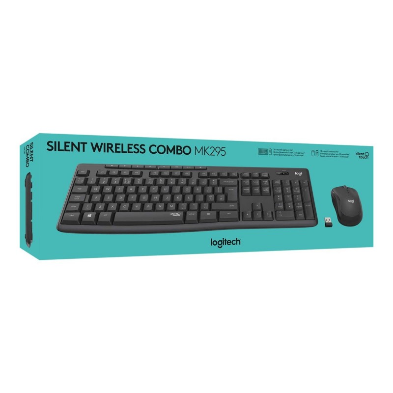 LOGITECH MK295 Silent Wireless Combo - GRAPHITE - HEB - INTNL