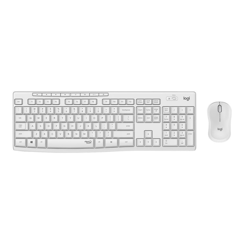 LOGITECH MK295 Silent Wireless Combo - OFF WHITE - HEB - INTNL