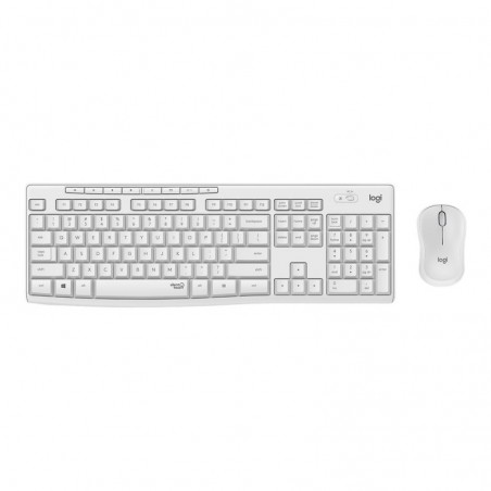LOGITECH MK295 Silent Wireless Combo - OFF WHITE - HEB - INTNL