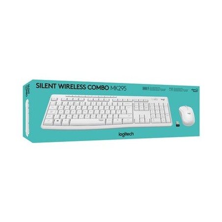 LOGITECH MK295 Silent Wireless Combo - OFF WHITE - HEB - INTNL