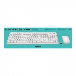 LOGITECH MK295 Silent Wireless Combo - OFF WHITE - HEB - INTNL