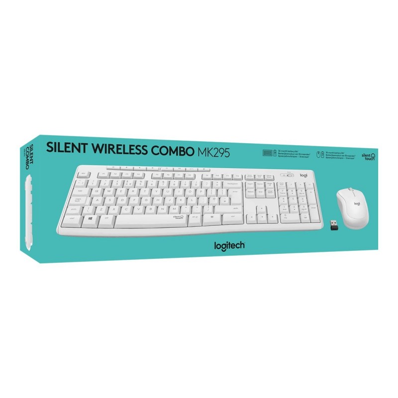 LOGITECH MK295 Silent Wireless Combo - OFF WHITE - HUN - INTNL LOGITECH MK295 Silent Wireless Combo - OFF WHITE - HUN - INTNL
