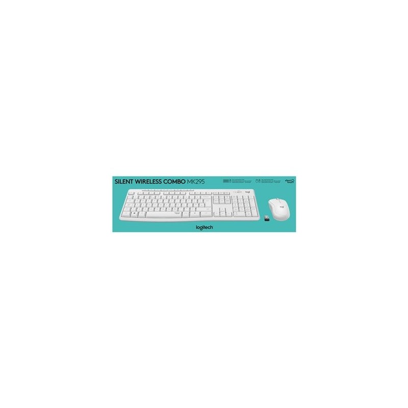 LOGITECH MK295 Silent Wireless Combo - OFF WHITE - HUN - INTNL LOGITECH MK295 Silent Wireless Combo - OFF WHITE - HUN - INTNL