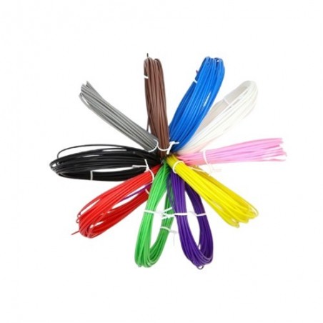 Zestaw niskotemperaturowych filamentów PCL, 1,75 mm, 0,15 kg, 10 kolorów Zestaw niskotemperaturowych filamentów PCL, 1,75 mm, 0,15 kg, 10 kolorów