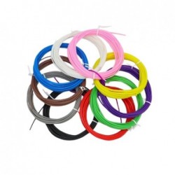 Zestaw niskotemperaturowych filamentów PCL, 1,75 mm, 0,15 kg, 10 kolorów Zestaw niskotemperaturowych filamentów PCL, 1,75 mm, 0,15 kg, 10 kolorów