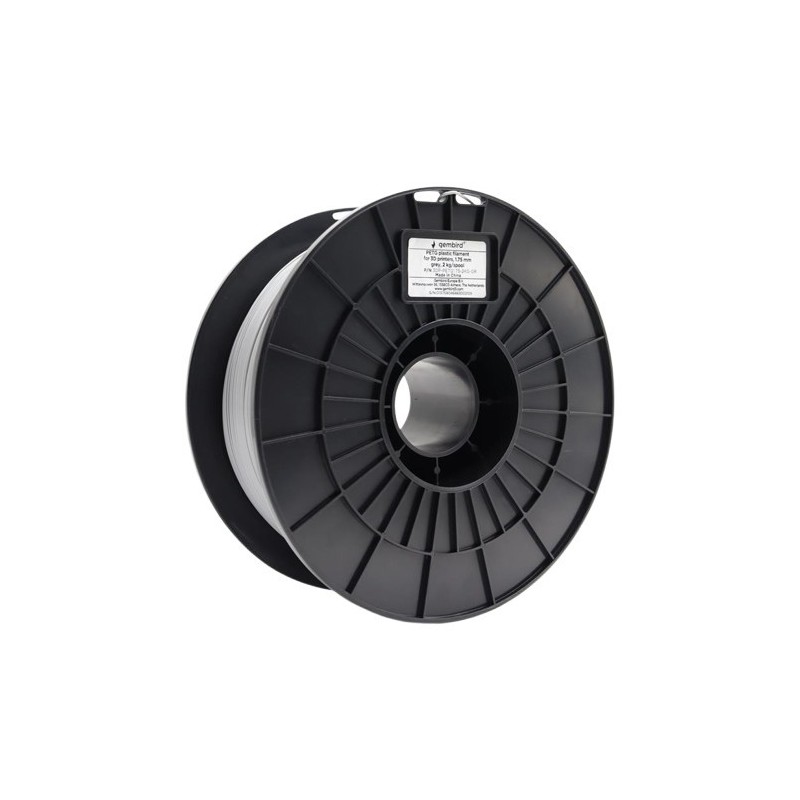 Filament PETG, 1,75 mm, 2 kg, szary 