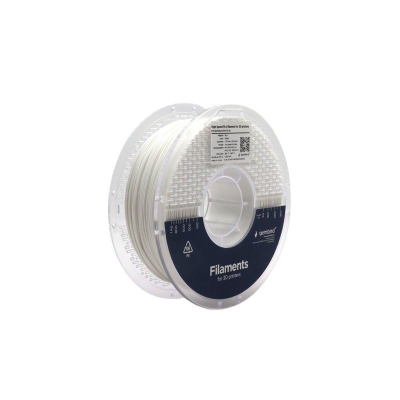 Filament PLA High Speed, 1,75 mm, 1 kg, biały