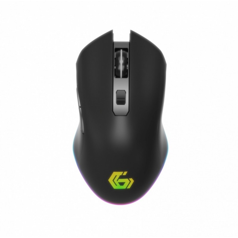 Mysz Firebolt 6-przyciskowa bezprzewodowa gamingowa z podświetleniem RGB, czarna