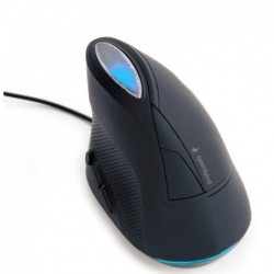 Mysz optyczna ergonomiczna przewodowa mysz optyczna z 6 przyciskami,  kolor szary