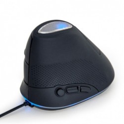 Mysz optyczna ergonomiczna przewodowa mysz optyczna z 6 przyciskami,  kolor szary