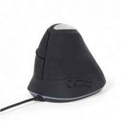 Mysz optyczna ergonomiczna przewodowa mysz optyczna z 6 przyciskami,  kolor szary