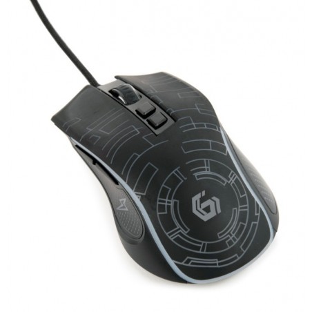 Mysz gamingowa z podświetleniem RGB, USB czarna