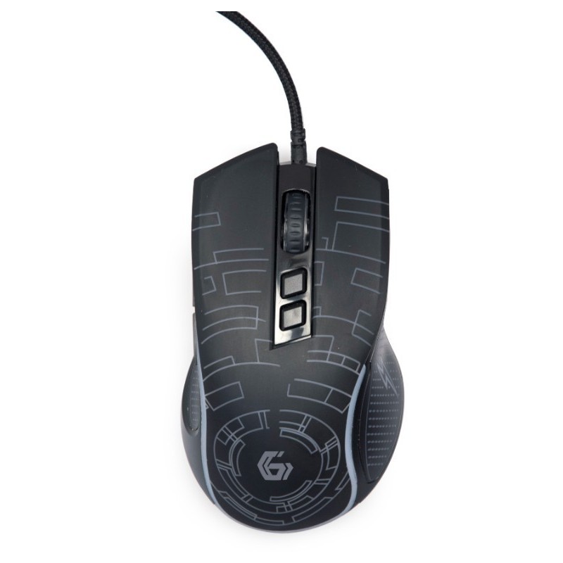 Mysz gamingowa z podświetleniem RGB, USB czarna