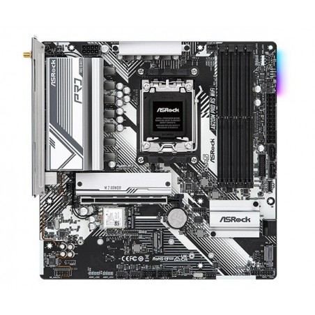 Płyta główna A620M PRO RS WIFI AM5 4DDR5 HDMI/DP M.2 mATX Płyta główna A620M PRO RS WIFI AM5 4DDR5 HDMI/DP M.2 mATX