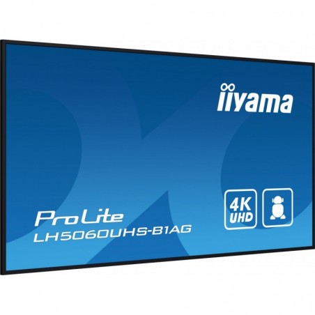 Monitor wielkoformatowy 49.5 cala LH5060UHS-B1AG matowy 24h/7 500(cd/m2) VA 3840 x 2160 UHD(4K) Android.11 Wifi CMS(iiSignage2) Monitor wielkoformatowy 49.5 cala LH5060UHS-B1AG matowy 24h/7 500(cd/m2) VA 3840 x 2160 UHD(4K) Android.11 Wifi CMS(iiSignage2)