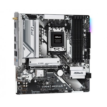 Płyta główna A620M PRO RS WIFI AM5 4DDR5 HDMI/DP M.2 mATX Płyta główna A620M PRO RS WIFI AM5 4DDR5 HDMI/DP M.2 mATX