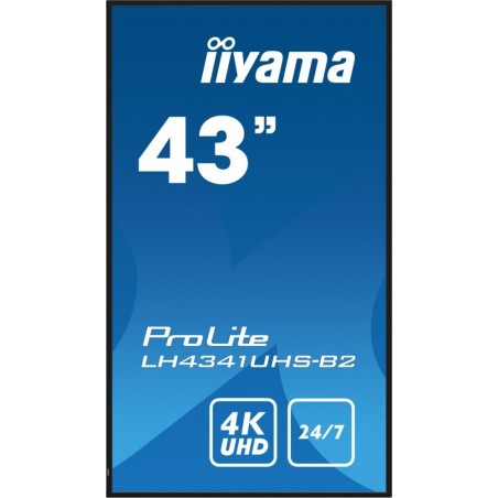 Monitor ProLite LH4341UHS-B2 42.5 cala 24/7,500cd,4K,IPS,3xHDMI Monitor ProLite LH4341UHS-B2 42.5 cala 24/7,500cd,4K,IPS,3xHDMI