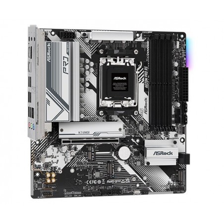 Płyta główna A620M PRO RS AM5 4DDR5 HDMI/DP M.2 mATX Płyta główna A620M PRO RS AM5 4DDR5 HDMI/DP M.2 mATX