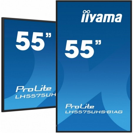 Monitor 54.6 cali ProLite LH5575UHS-B1AG 24/7,IPS,ANDROID.11,4K,500cd/m2,WiFi,3xHDMI,DP,Daisy/Chain,2xUSB,2x10W,RJ45,iiSignage2, Monitor 54.6 cali ProLite LH5575UHS-B1AG 24/7,IPS,ANDROID.11,4K,500cd/m2,WiFi,3xHDMI,DP,Daisy/Chain,2xUSB,2x10W,RJ45,iiSignage2,