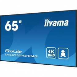 Monitor 65 cali LH6575UHS-B1AG 24/7,IPS,ANDROID.11,4K,500cd/m2,WiFi,3xHDMI,DP,Daisy/Chain,2xUSB,2x10W,RJ45,iiSignage2,FailOver,S Monitor 65 cali LH6575UHS-B1AG 24/7,IPS,ANDROID.11,4K,500cd/m2,WiFi,3xHDMI,DP,Daisy/Chain,2xUSB,2x10W,RJ45,iiSignage2,FailOver,S