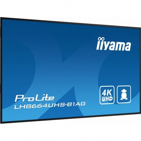 Monitor 85.6 cala ProLite LH8664UHS-B1AG,24/7,IPS,ANDROID.11,4K Monitor 85.6 cala ProLite LH8664UHS-B1AG,24/7,IPS,ANDROID.11,4K