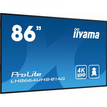 Monitor 85.6 cala ProLite LH8664UHS-B1AG,24/7,IPS,ANDROID.11,4K Monitor 85.6 cala ProLite LH8664UHS-B1AG,24/7,IPS,ANDROID.11,4K