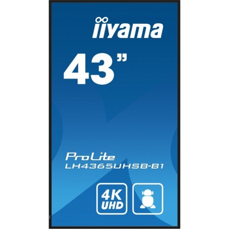 Monitor 43 cale LH4365UHSB-B1 24/7, IPS, ANDROID 11, 4K, 800cd, iiSignage2, SDM, 2x HDMI, DP, 2x USB,2x 10W, RJ45, WiFi, 4/32GB, Monitor 43 cale LH4365UHSB-B1 24/7, IPS, ANDROID 11, 4K, 800cd, iiSignage2, SDM, 2x HDMI, DP, 2x USB,2x 10W, RJ45, WiFi, 4/32GB,