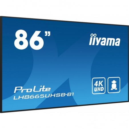 Monitor 86 cali LH8665UHSB-B1, 24/7, IPS, ANDROID 11, 4K, 800cd, iiSignage2, SDM, 2x HDMI, DP, 2x USB,2x 10W, RJ45, WiFi, 4/32GB Monitor 86 cali LH8665UHSB-B1, 24/7, IPS, ANDROID 11, 4K, 800cd, iiSignage2, SDM, 2x HDMI, DP, 2x USB,2x 10W, RJ45, WiFi, 4/32GB