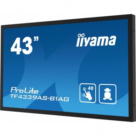 Monitor 43 cale TF4339AS-B1AG,IPS,4K,HDMIx2,DP,RJ45,3xUSB,40pkt, ANDROID,24/7 Monitor 43 cale TF4339AS-B1AG,IPS,4K,HDMIx2,DP,RJ45,3xUSB,40pkt, ANDROID,24/7