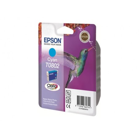 EPSON C13T08024011 Tusz Epson T0802 cyan Stylus photo R265/285/360,RX560/585/685