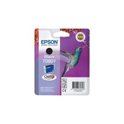 EPSON C13T08014011 Tusz Epson T0801 black Stylus photo R265/285/360,RX560/585/685