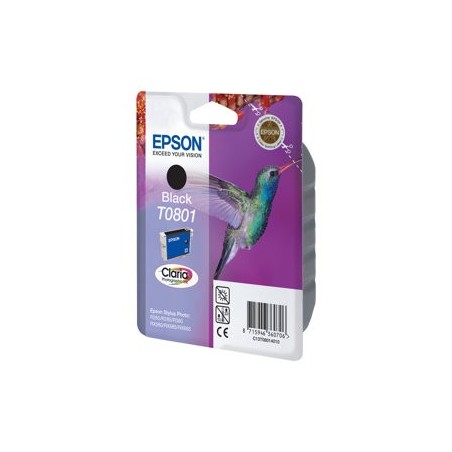 EPSON C13T08014011 Tusz Epson T0801 black Stylus photo R265/285/360,RX560/585/685