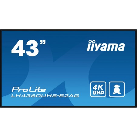 Monitor 43 LH4360UHS-B2A 24/7, 500cd, 4K, VA, Wifi, 6.5ms, 3xHDMI, 2xUSBR, J45, RS-232C Monitor 43 LH4360UHS-B2A 24/7, 500cd, 4K, VA, Wifi, 6.5ms, 3xHDMI, 2xUSBR, J45, RS-232C