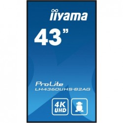 Monitor 43 LH4360UHS-B2A 24/7, 500cd, 4K, VA, Wifi, 6.5ms, 3xHDMI, 2xUSBR, J45, RS-232C Monitor 43 LH4360UHS-B2A 24/7, 500cd, 4K, VA, Wifi, 6.5ms, 3xHDMI, 2xUSBR, J45, RS-232C