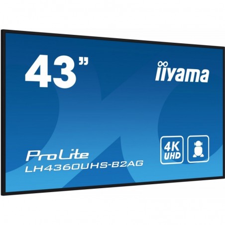 Monitor 43 LH4360UHS-B2A 24/7, 500cd, 4K, VA, Wifi, 6.5ms, 3xHDMI, 2xUSBR, J45, RS-232C Monitor 43 LH4360UHS-B2A 24/7, 500cd, 4K, VA, Wifi, 6.5ms, 3xHDMI, 2xUSBR, J45, RS-232C