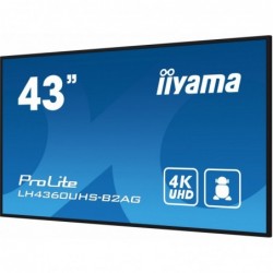 Monitor 43 LH4360UHS-B2A 24/7, 500cd, 4K, VA, Wifi, 6.5ms, 3xHDMI, 2xUSBR, J45, RS-232C Monitor 43 LH4360UHS-B2A 24/7, 500cd, 4K, VA, Wifi, 6.5ms, 3xHDMI, 2xUSBR, J45, RS-232C