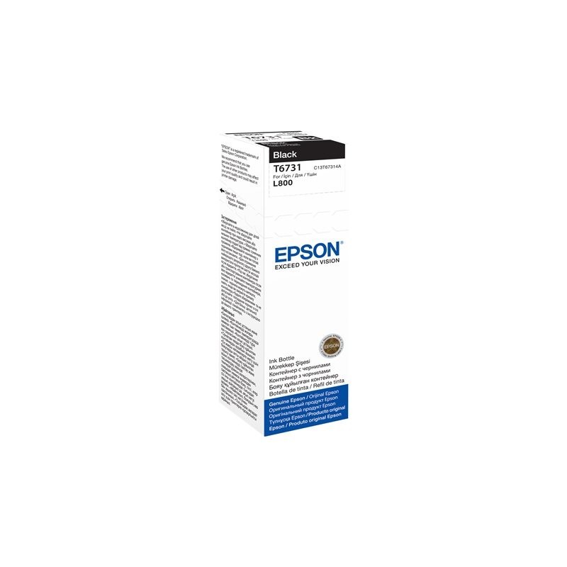 EPSON C13T67314A Tusz Epson T6731 black 70 ml L800