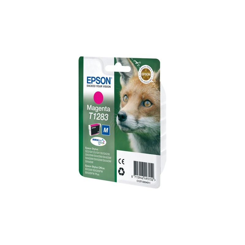 EPSON C13T12834012 Tusz Epson T1283 magenta Stylus S22/SX125/SX425W/BX305F