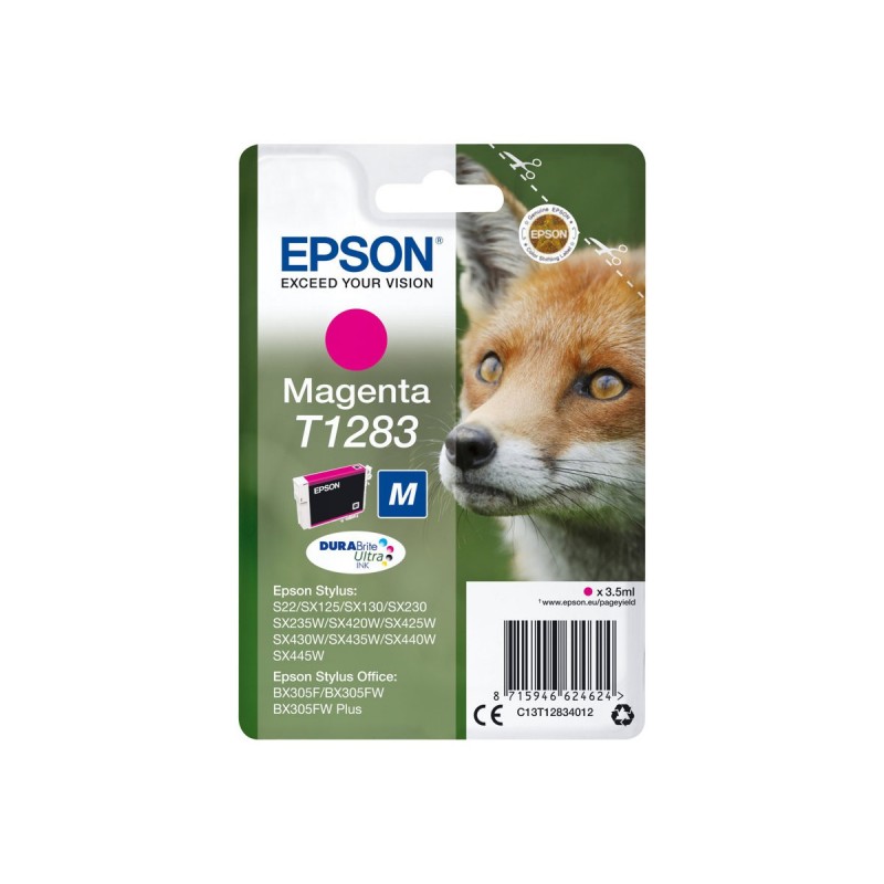 EPSON C13T12834012 Tusz Epson T1283 magenta Stylus S22/SX125/SX425W/BX305F