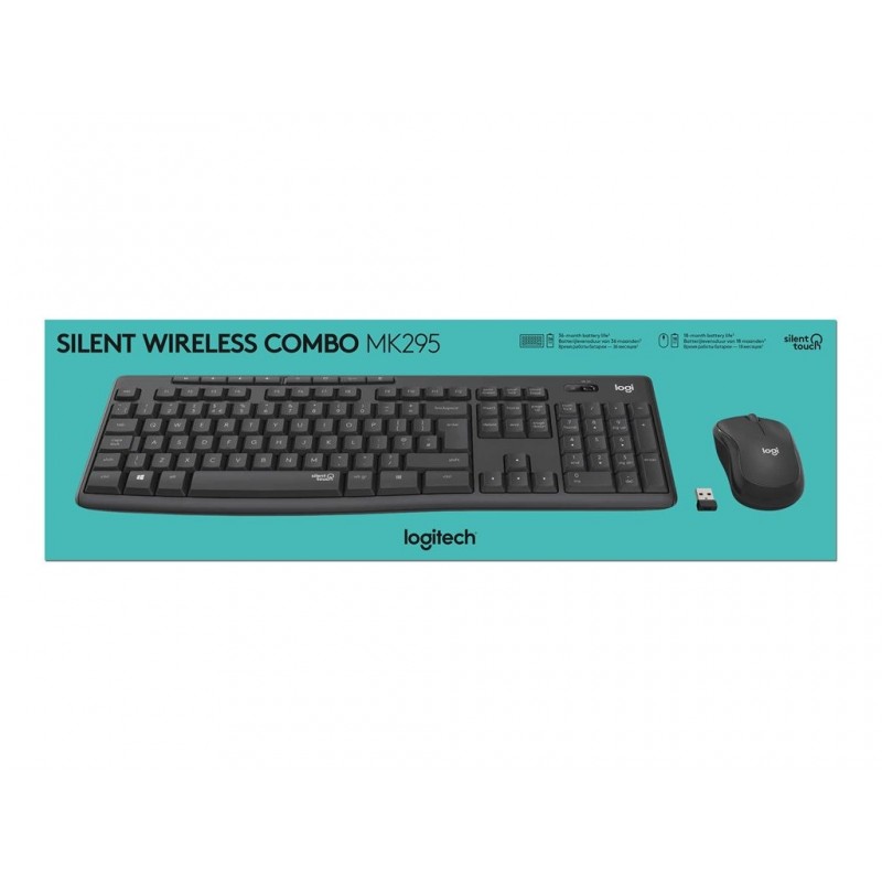 LOGITECH MK295 Silent Wireless Combo - GRAPHITE - ELL - MEDITER LOGITECH MK295 Silent Wireless Combo - GRAPHITE - ELL - MEDITER