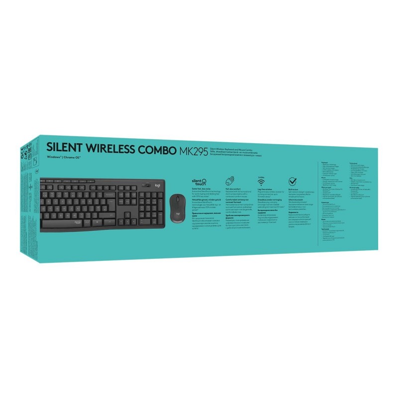 LOGITECH MK295 Silent Wireless Combo - GRAPHITE - ELL - MEDITER LOGITECH MK295 Silent Wireless Combo - GRAPHITE - ELL - MEDITER