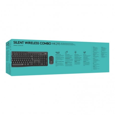 LOGITECH MK295 Silent Wireless Combo - GRAPHITE - ELL - MEDITER LOGITECH MK295 Silent Wireless Combo - GRAPHITE - ELL - MEDITER