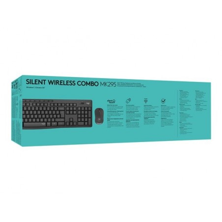 LOGITECH MK295 Silent Wireless Combo - GRAPHITE - ELL - MEDITER LOGITECH MK295 Silent Wireless Combo - GRAPHITE - ELL - MEDITER