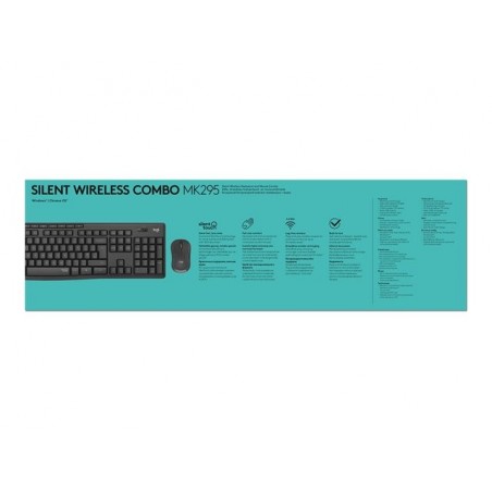 LOGITECH MK295 Silent Wireless Combo - GRAPHITE - ELL - MEDITER LOGITECH MK295 Silent Wireless Combo - GRAPHITE - ELL - MEDITER