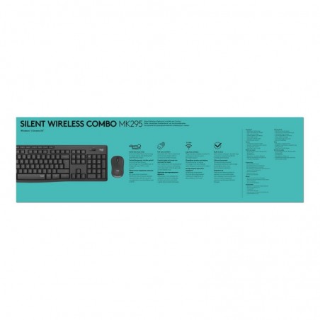 LOGITECH MK295 Silent Wireless Combo - GRAPHITE - ELL - MEDITER LOGITECH MK295 Silent Wireless Combo - GRAPHITE - ELL - MEDITER