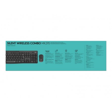 LOGITECH MK295 Silent Wireless Combo - GRAPHITE - ELL - MEDITER LOGITECH MK295 Silent Wireless Combo - GRAPHITE - ELL - MEDITER